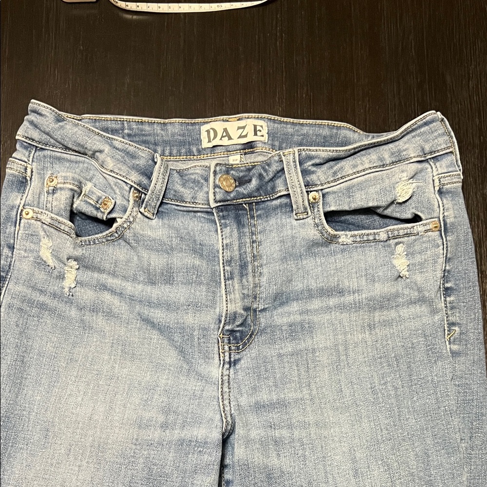 Daze Denim Light Blue Distressed Jeans